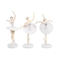 thumbnail image 1 of 3 elegantes figuras de bailarina de ballet, escultura de bailarina, adorno para el hogar, decoración de pasteles de escritorio, regalo de cumpleaños para festivales (blanco), 1 of 5