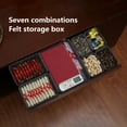 thumbnail image 5 of QTOCIO Organization and Storage, Desk Drawer Organizers Trays Felts Storage Bins Drawers Dividers Drawers Organizer Bins 7 Pack, 5 of 5