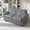 Gray, variant on 71.7" Convertible Pull Out Sofa Bed Queen Size, 3-in-1 Chenille Loveseat Sofa Couch with Storage, Sleeper Couch for Living Room, Bedroom, Apartment, Office, Small Spaces,Beige