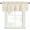 Yellow White, variant on Yellow Spring Floral Rod Pocket Curtain Valance, Elegant Watercolor Summer Botanical Farmhouse Window Valance for Living Room, Bedroom, Kitchen 54"W x 18"L