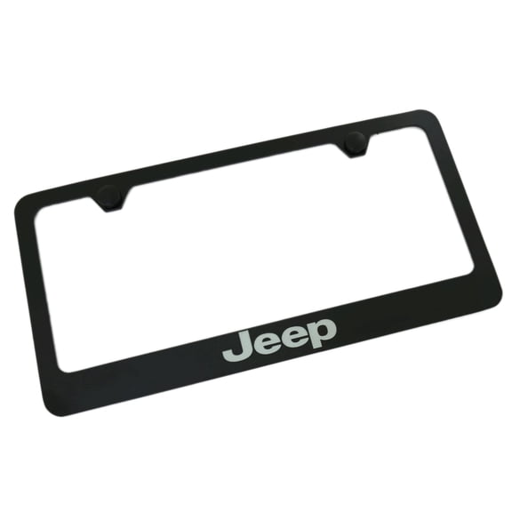 Jeep License Plate Frame (Black)