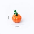 Small Crystal Pumpkins Figurine,Decorative Glass Pumpkin Statue Table