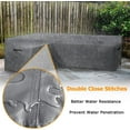thumbnail image 3 of STARTWO Waterproof Patio Furniture Sectional Cover Large Oval Thickened Heavy Duty Outdoor Sofa Square Wicker Cover, 3 of 6
