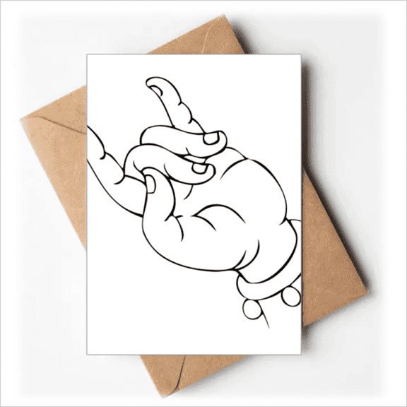 Culture Hand Simple Illustration Pattern Greeting Cards You are Invited Invitations