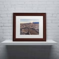 thumbnail image 3 of Trademark Fine Art "Badwater Sunset" Canvas Art by Pierre Leclerc, White Matte/Wood Frame, 3 of 4