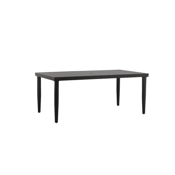 New Classic Furniture Moana Aluminum Patio Dining Table in Brown