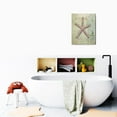 thumbnail image 6 of Modern Beach Wall Art 12x16in Seashell and Starfish Bathroom Paintings on Ocean Blue Canvas, Contemporary Nautical Decorations to Enhance your Bedroom., 6 of 7