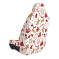 thumbnail image 2 of Wukai Gingerbread Holiday Sweets Full Set Car Seat Covers with Soft Padding Universal Auto Front Seats Protector and Cushion Mat, 2 of 5