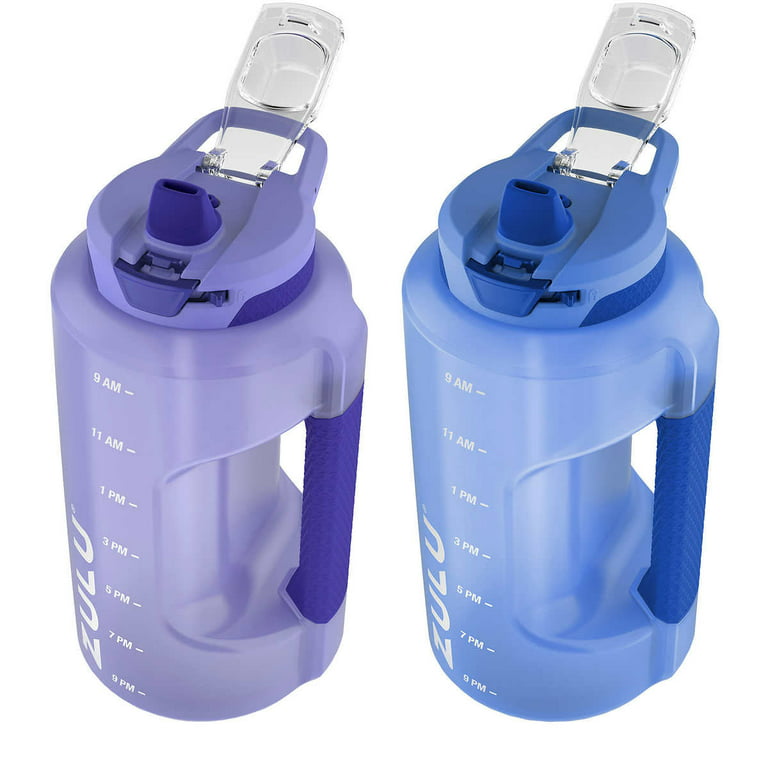 Hoolerry 12 Pcs 1/2 Gallon (64oz) Round Plastic Gallon Jug with Child  Resistant Lid Half Gallon Empt…See more Hoolerry 12 Pcs 1/2 Gallon (64oz)  Round