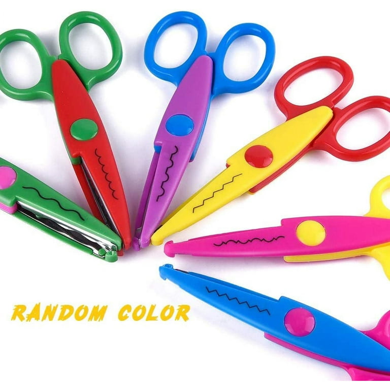 Random Color Paper Caft Scissors Set Decorative Edge Great - Temu New  Zealand