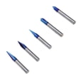 thumbnail image 1 of Découpe de Routeur en Bois CNC, Haute Résistance 5 Pcs Découpe Multi-Usage pour Centrage, 1 of 7