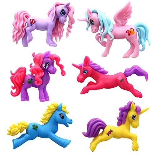 GIFTEXPRESS 12 piezas Paquete de poni unicornio mágico empaquetado individual: 12 minifigu GIFTEXPRESS GIFTEXPRESS