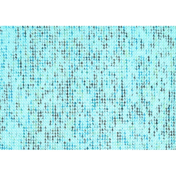 Ahgly Company Indoor Rectangle Solid Light Blue Modern Area Rugs, 4' x 6'