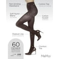 thumbnail image 3 of MeMoi 2 Pairs Women's Perfectly Opaque Control Top Microfiber Tights - Mens - Male, 3 of 12