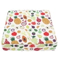 thumbnail image 1 of Dznils Asiento Booster para Mesa de Comedor para Niños Pequeños, con Hebilla de Seguridad, Fondo Antideslizante, Fruta Verde Claro, 1 of 9