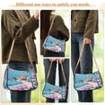 thumbnail image 5 of Ryvnso Seaside Scenery Womens Chain Shoulder Bag Tote Handbags Clutch Hobo Purse with Zipper for Travel, 5 of 7