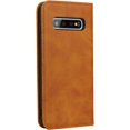 thumbnail image 6 of for Samsung Galaxy S10 Plus Wallet Case,Premium PU Leather Flip Folio Case with Card Slot,Stand Holder and Magnetic Closure TPU Shockproof Interior Protective Case for Galaxy S10+,Khaki, 6 of 14