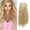 Blonde, variant on Clip In Hair Extensions 20 Inch 7 Pcs Soft Thick Hairpieces Long Wavy Clip In Hair Piece Synthetic Natural Looking Blonde Hair Extension For Women