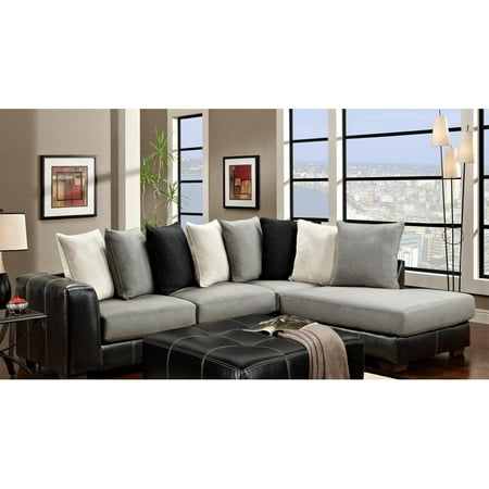 Chelsea Home Landon 2 Piece Sectional Idol Steel Laredo Black Chelsea Home Landon 2 Piece Sectional Idol Steel Laredo Black