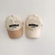 thumbnail image 3 of Gorra de pico de pato de malla fina y transpirable de verano para niños y niñas, protección solar de viaje para bebés, gorra de bola con letras de estilo coreano, 3 of 5