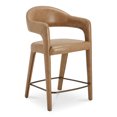 thumbnail image 2 of Moe's Home Collection Martens Counter Stool Leather Brown, 2 of 7