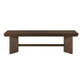 thumbnail image 3 of Lexicon Franco Wood Dining Bench in Walnut, 3 of 5