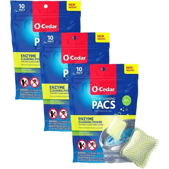 Floor Cleaning 30ct Pacs Citrus Scent 10ct (3-Packs)