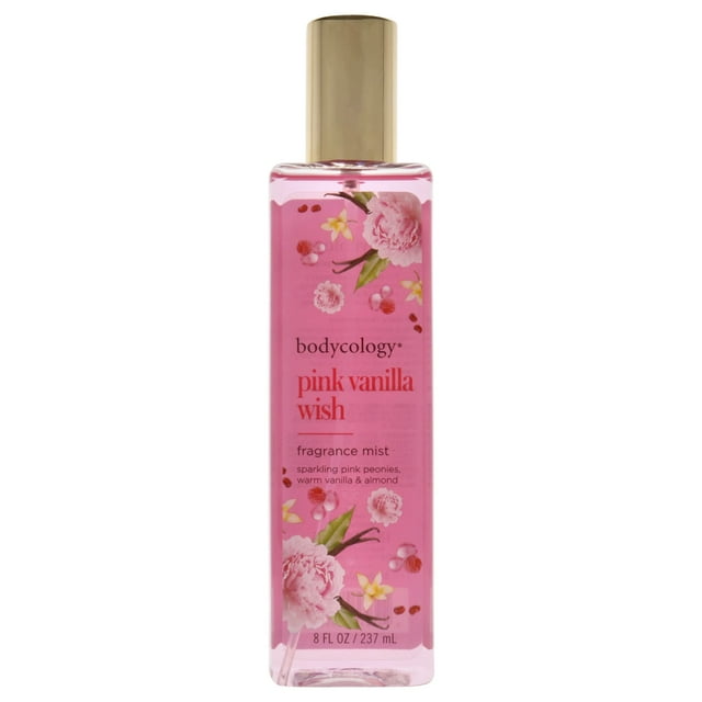 Fragrance Mist Bodycology Pink Vanilla Wish para mujer, 240 ml