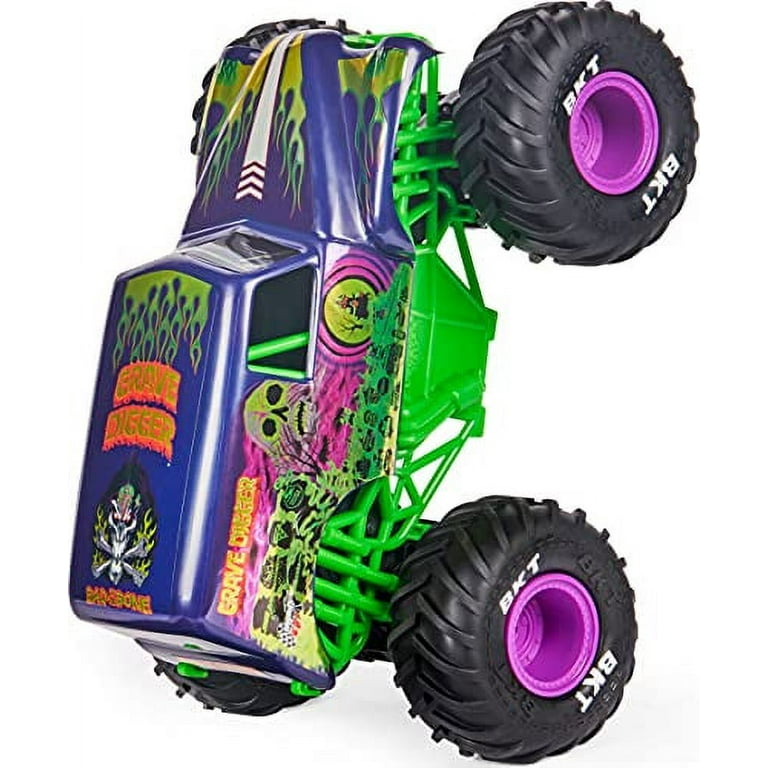 Monster Truck de controle remoto Monster Jam Freestyle Force Spin Master Monster  Jam Freestyle Force 1:10 Grave Digger