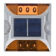 thumbnail image 2 of Solar Road Stud Light Solar LED Road Marker Solar Powered Road Stud with Light Sensing IP68 Waterproof for Driveway Sidewalk Stair Outdoor, 2 of 7