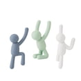 thumbnail image 2 of Perchero de Pared UMBRA Buddy 3 Piezas Azul Blanco Menta 318165-370, 2 of 2