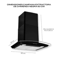 thumbnail image 3 of FLINE | Combo parrilla de gas y campana extractora 60 cm | Pared Botones | Negra | OP4AA60, 3 of 5