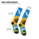 thumbnail image 2 of Fotbe Blue Sky Sunflower Calcetas Divertidas Estampadas para Hombre y Mujer, Calcetas de Algodón hasta la Rodilla para Caminar, Correr, Enfermería y Embarazo, 2 of 6