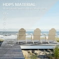 thumbnail image 4 of Dycanpo Adirondack Chairs with Cup Holder, 300lbs Weather Resistant, Sand, 4 of 10