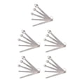 thumbnail image 3 of Matsuzay Paquete de 5 cucharas medidoras de acero inoxidable, cucharas de cocina con mango largo, herramientas de medida, restaurante, cabeza redondeada Type2 NO2 Matsuzay  CBP432913, 3 of 5