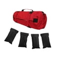 thumbnail image 2 of Bolsa de arena vacía para entrenamiento de 5 piezas, bolsa de arena para entrenamiento de levantamiento de pesas con peso Rojo, 2 of 8