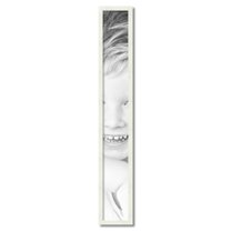 ArtToFrames 6" x 46" White Picture Frame, 6x46 inch White Wood Poster Frame (WOM-5140)