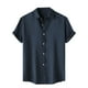 thumbnail image 2 of pstuiky Camisas de manga corta para hombre, Camisa hawaiana informal de manga corta con cuello vuelto y botones para hombre camisetas de hombre l, 2 of 9