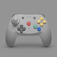 thumbnail image 1 of Manette Sans Fil Bluetooth NSO Édition Brawler64 Grise pour PC & Switch, 1 of 1