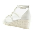 thumbnail image 3 of Naturalizer Serena Women's Sandals Warm White Leather Size 9 M, 3 of 8