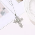 thumbnail image 3 of CILENON Fashion Beautiful Alloy Cross Pendants Necklaces Cross Pendant Necklace Jewelry Gifts For Women (A,One Size), 3 of 4