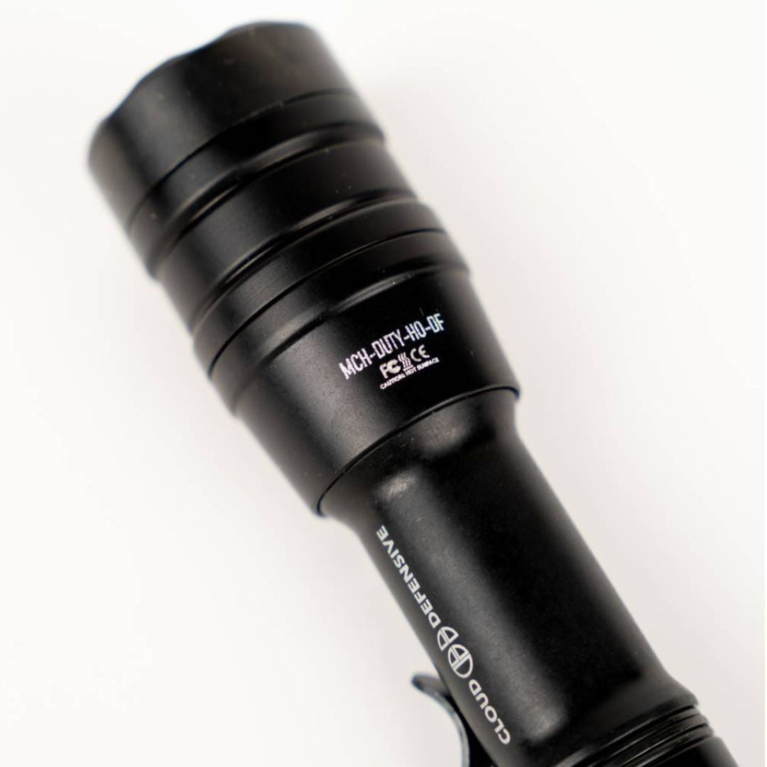 Cloud Defensive MCH Duty-HO 1800 Lumens Flashlight, Black