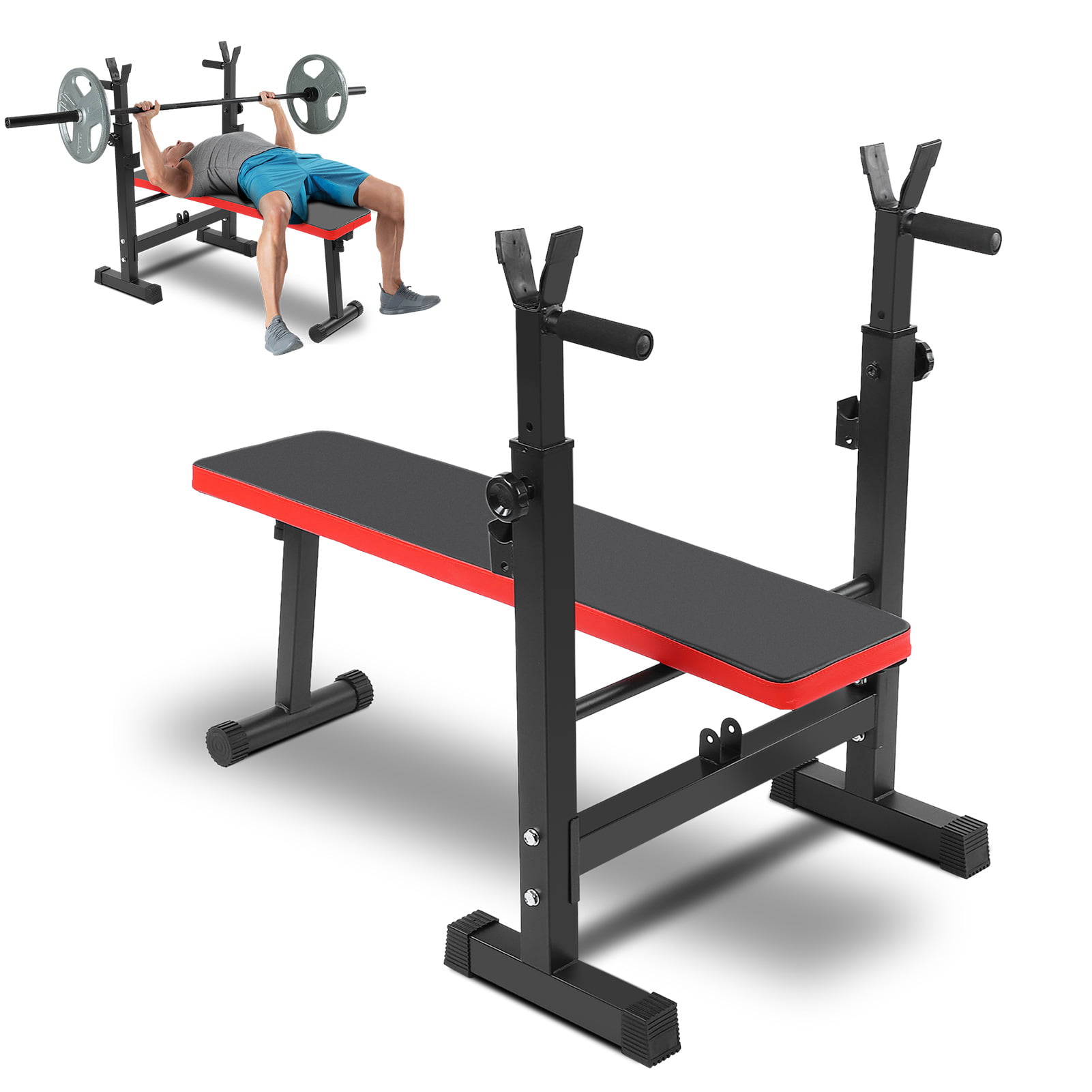Details about   GYM Fitness Dumbbell Weight Bench Barbell Lifting Folding Adjustable Bench HOT