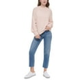 thumbnail image 4 of Calvin Klein Jeans Women's Cable Knit Crewneck Sweater B4HP (Regular,L,Blush), 4 of 4