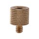 thumbnail image 5 of Rosca De Trípode, Adaptador De Tornillo De Trípode De Latón, Hembra De 3/8 "a Macho Dorado De 1/4" Para Soporte De Trípode De Cámara Tornillo De Placa De Carga Rápida ANGGREK Male Tripod, 5 of 8