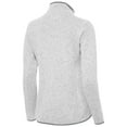 thumbnail image 3 of Women's Antigua Heather Gray Las Vegas Aces Fortune Half-Zip Pullover Jacket, 3 of 3
