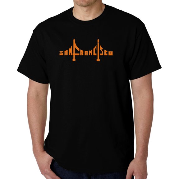 Men's Word Art T-shirt - San Francisco Bridge