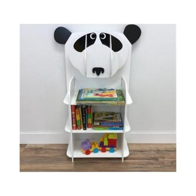 Little Colorado 061PAN Playful Panda Book Case - White