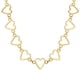 thumbnail image 2 of Collar para mujer, joyería para mujer, joyería para mujer, gargantilla de corazón hueco, regalo llamativo para novia, lindo collar bicolor, joyería, collar para mujer, 2 of 5