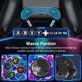 thumbnail image 6 of Wireless Controller compatible with Switch/OLED/Lite,ZRZLMVP Wireless Switch Pro Remote for PC/IOS/Android with Turbo Function,1200mAh,Starry Sky purple, 6 of 8